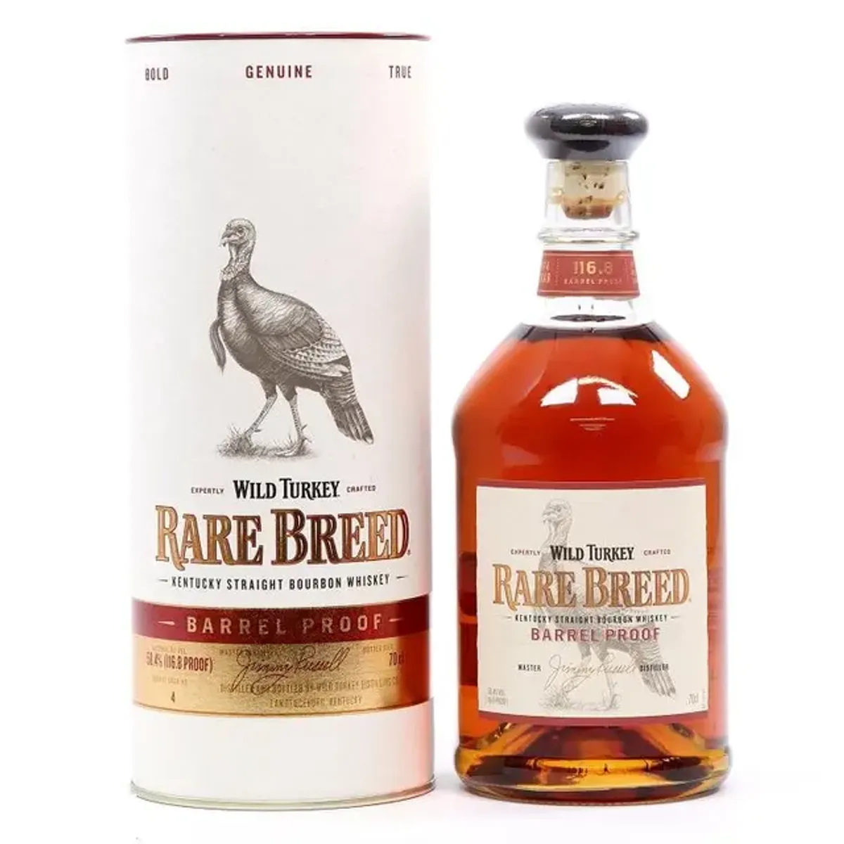 Wild Turkey Rare Breed barrel proof, a bottle of cask strength whisky